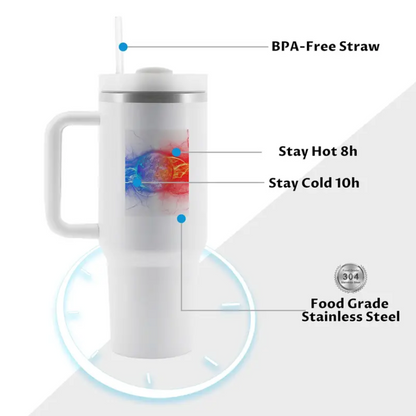 Customizable 40oz Insulated Stainless Steel Tumbler